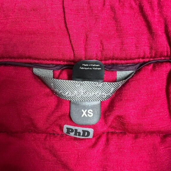 Smartwool PhD Smartloft Puffer Skirt Womens XS Purple Insulated Snap Button Up - Picture 9 of 12